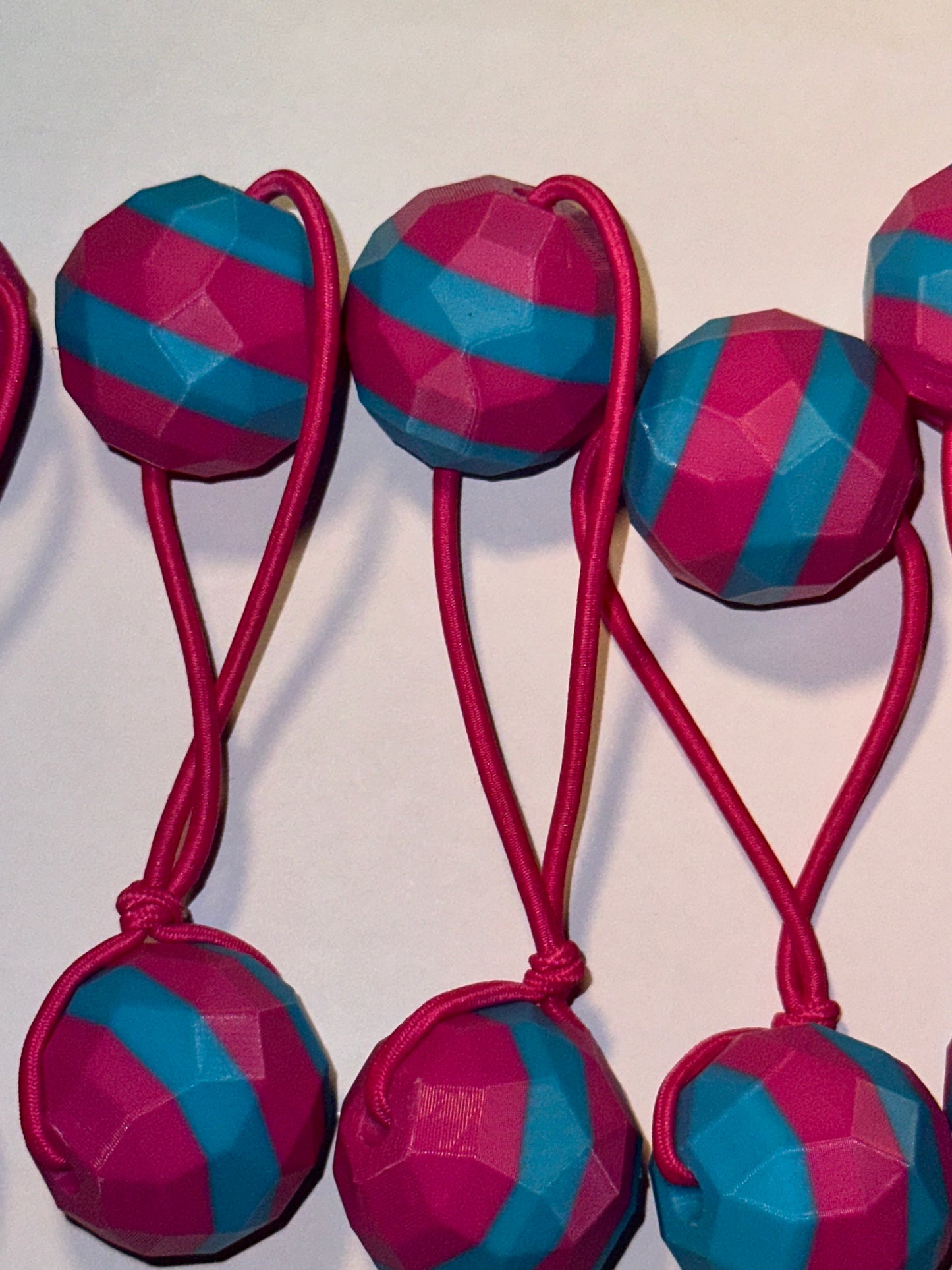 customized sphere ponytail holder